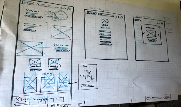 Wireframe Sketch 1